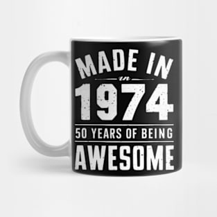 Made in 1974 50 Years Of Being Awesome For Fathers Day - Womens Mug